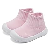 Baby Shoes Girls Boys Non Slip Baby Sock Shoes with Soft Rubber Sole Infant First Walking Sneaker To