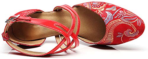 Chaussures de danse salsa légères avec semelle souple et confortable - 2