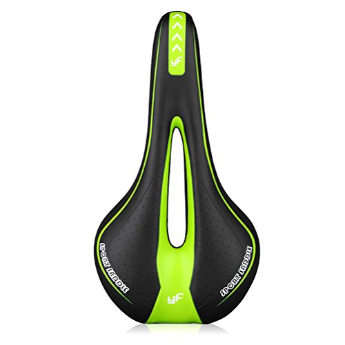 Coussin De Selle Vélo Ergonomique - Noir, Gel, Route Et VTT, 27x16x7 Cm