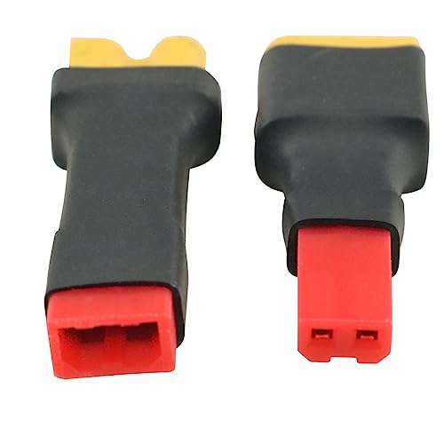 4PCS Adaptador Conector XT30 a JST Negro miniatura 4