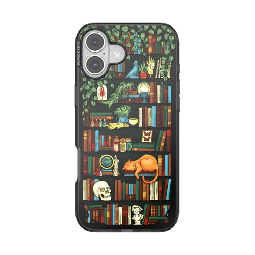PopSockets iPhone 16 Plus Phone Case with MagSafe- Storied Shelves