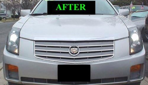 fits 2003-2007 CADILLAC CTS CHROME GRILL GRILLE KIT 2004 2005 2006 03 04 05 06 07 SPORT