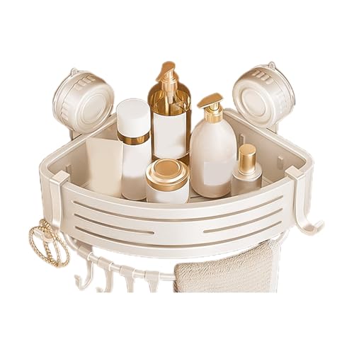 Étagère de douche d'angle sans percer avec organisateur de douche d'angle portable - 8