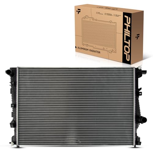 Image of PHILTOP Car Radiators Compatible with 2014-2017 Cherokee 2.4L(w /Single Fan Assembly) 2015-2017 200 CU13400 | Core Width 27-1 /16 inch fit for 2014-2017 Cherokee 2.4L(w / Single Fan Assembly) 2015-2017 200