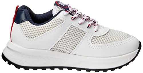 Tênis Molekinho Infantil Meninos, Branco/Vermelho, 31