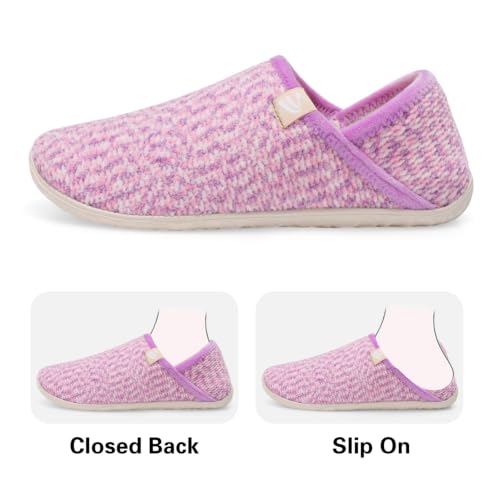 Image of Spesoul Fuzzy House Slippers for Women Men Indoor Closed Back Lightweight Cozy Faux Furry Lining Barefoot House Shoes Slipper Socks for Bedroom Home Office Yoga Outdoor Walking Shoes
