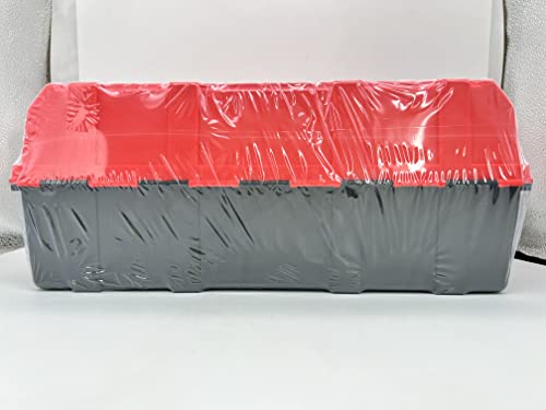 Tool Box 17-Inch, MAXPOWER Lightweight Cantilever Tool Box Organiser Plastic Storage Folding Toolbox with Three-Layer Cantilever Tray and Dividers 13 Tool Box 17-Inch, MAXPOWER Lightweight Cantilever Tool Box Organiser Plastic Storage Folding Toolbox with Three-Layer Cantilever Tray and Dividers - Image 13