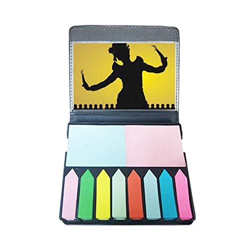Marque-page Thaïlande Danseur d'Ombres Bouddhistes mémo adhésif coloré