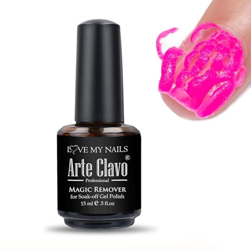 Gel Nail Polish Remover, 15ml Professional Gel Polish Remover for Nails, Quick & Easy Polish Remover...