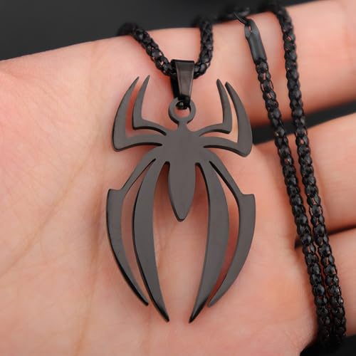 Spider Man Necklace for Women Daily Wear,Cosplay and Ideal Pink Gift for Spider Man Fans Chain4