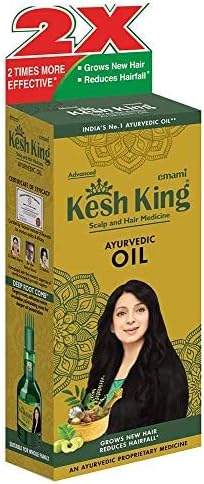Ayurvedic Hair Oil | Herbal Oil with Bhringraj & Amla | Enhance Hair Growth | Reduce Hairfall | Nourishes Scalp | Provides Long & Thick Hair | 3.38 Fl Oz/100ml