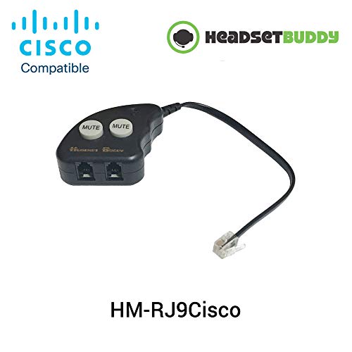 Headset Buddy Switch de Entrenamiento para Agente de Conmutador para teléfonos Cisco (HM-RJ9Cisco)