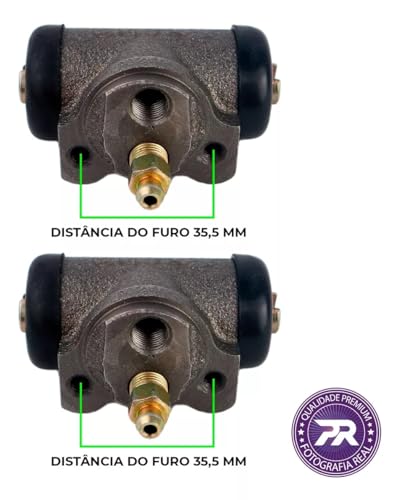 Par de Cilindros de Roda Burrinhos de Freio Traseiro Com ABS Pajero TR4 2.0 16V 2002 2003 2004 2005