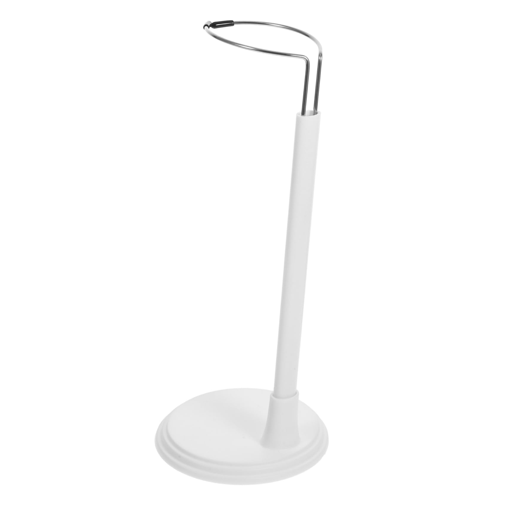 Milisten Adjustable Doll Stand with Round Base Display Holder for Dolls Figures for Home Shop Use Simple and Sturdy Design