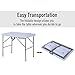 Outsunny Folding Camping Table with Faucet and Dual Water Basins, Outdoor Fish Table Sink Station, for Picnic, Fishing, 40''
