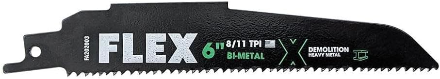 FLEX 12-Piece Demolition Reciprocating Saw Blade Set - FAM20201-12
