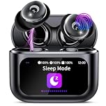 Bluetooth Kopfhörer, Mini 48 Std Schlafkopfhörer Bluetooth 5.4 mit Touchscreen, 2026 Neue in Ear Kopfhörer Kabellos mit ENC Noise Cancelling, IPX7 Ohrhörer, Immersiver Deep Bass Earbuds mit 5 EQ-Modu