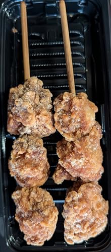 唐揚げ好き必見!鶏もも唐揚げ串 業務用 70本/320g(約64g×5本)×14P|居酒屋・学園祭・夜店にも◎