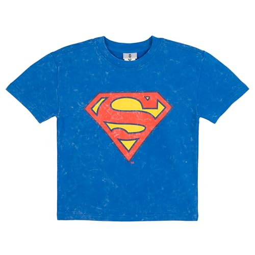 Image of DC Comics T-Shirt and French Terry Shorts Outfit Set Toddler to Big Kid Sizes (2T - 14-16)