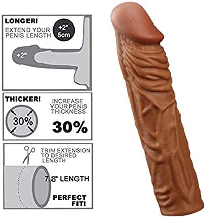 Pênňís Sleeve Extender Delay Éjá-cúlátion Silicone Pênňís Ring C-lītǒrís S-timùlátiòn Ring for Men A01