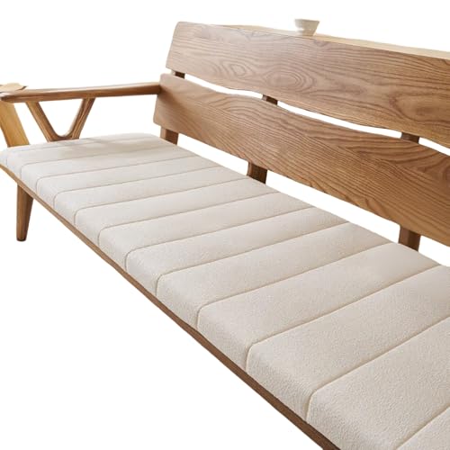 �x���`�⑋�ӗp�̖h���N�b�V���� - ����~�ߕt���V�[�g�p�b�h�A����\ 100x40 120x40 140x40 80x40 cm �z���C�g ���ƒ�ł̎g�p�ɍœK 130x35 cm