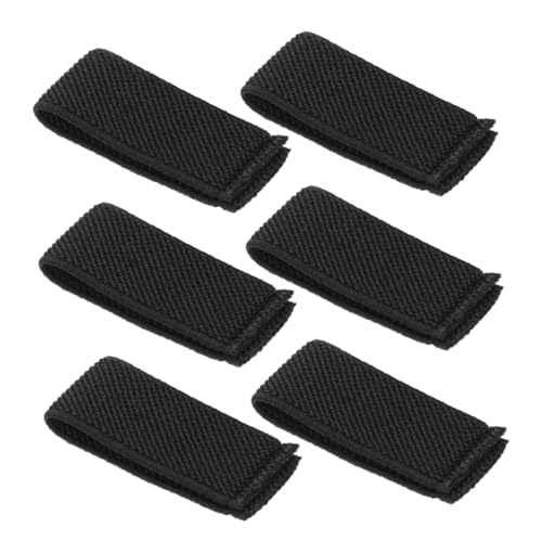MUSISALY Belt Loop Belt Retainer 6 Pcs Elastic Belt Holders Belt Loop for Men Webbing Strap Retainer Backpack Strap Keeper