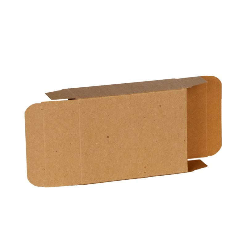 Image of Kalart Creations Foldable Brown 350 GSM Card Paper Soap Boxes (Pack of 200) | Durable Packaging for Handmade Soaps | Ideal for Storing and Packaging