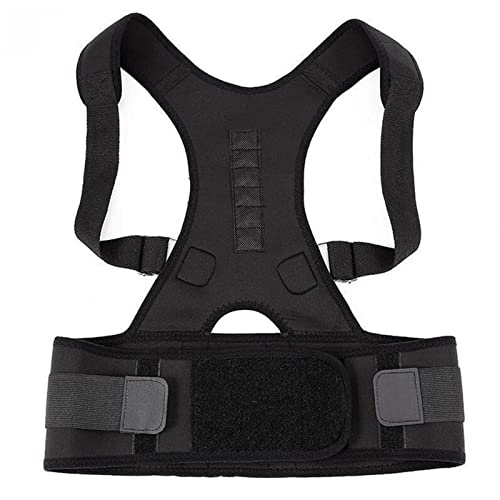 Corrector de postura magnético invisible en color negro faja para la espalda XL