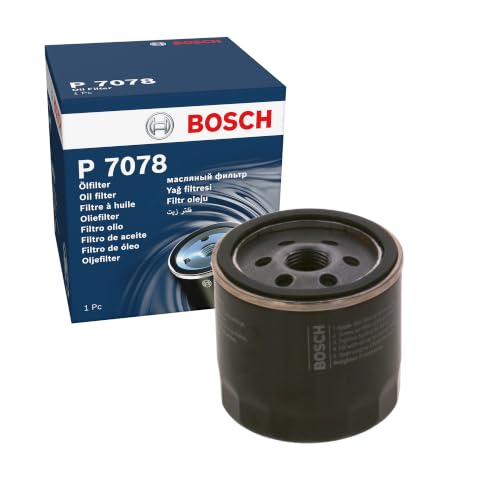 Image of BOSCH Import Oil Filter F026407078 Volvo V40 II etc, black
