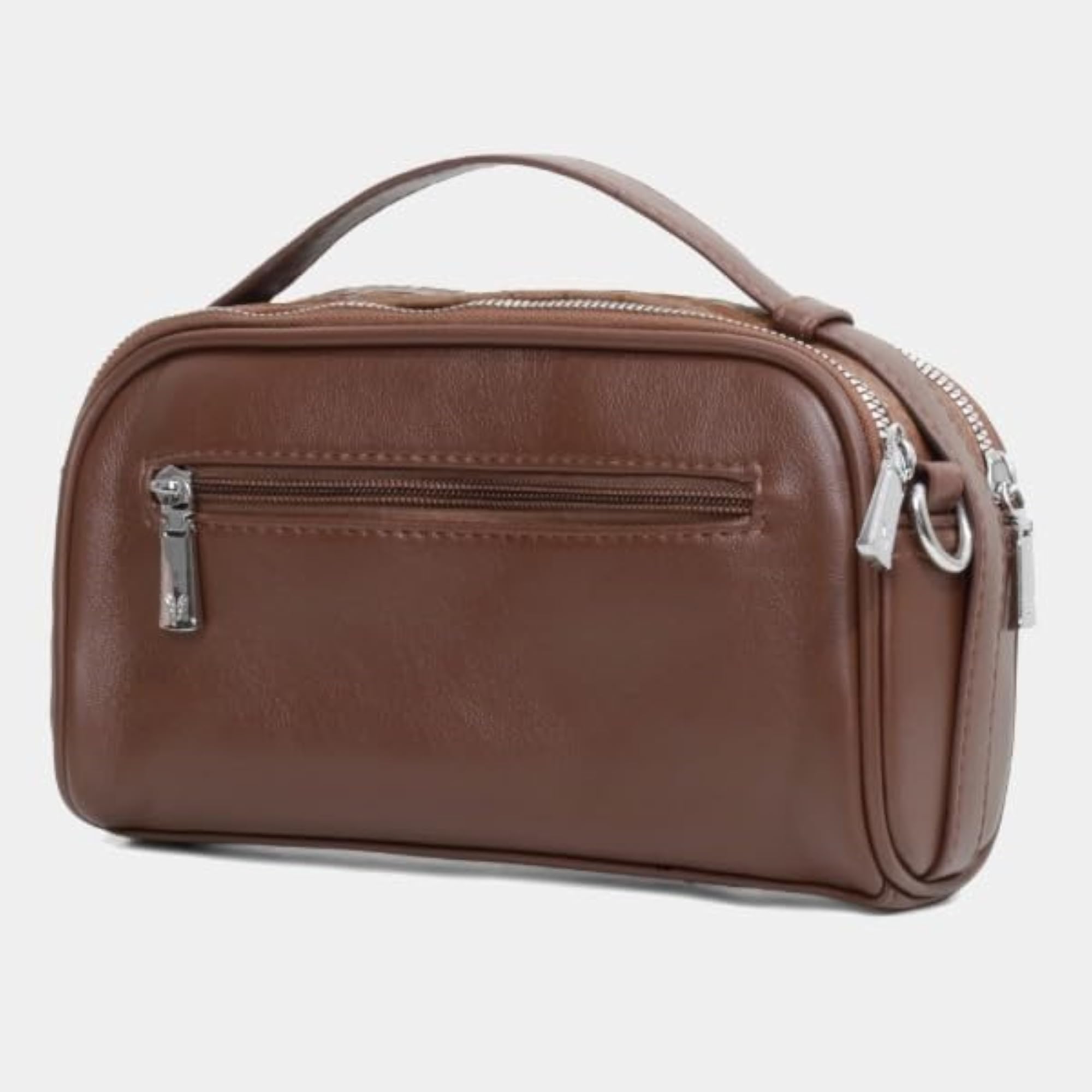 Unisex Brown Crossbody Sling Bag, Everyday Use