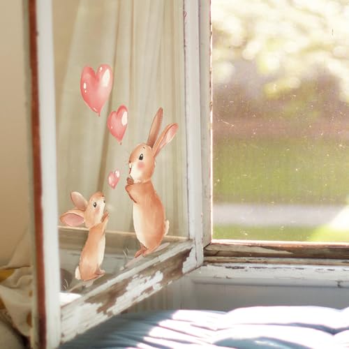 Vinilos Decorativos Conejo Acuarela Para Decoración Infantil miniatura 3