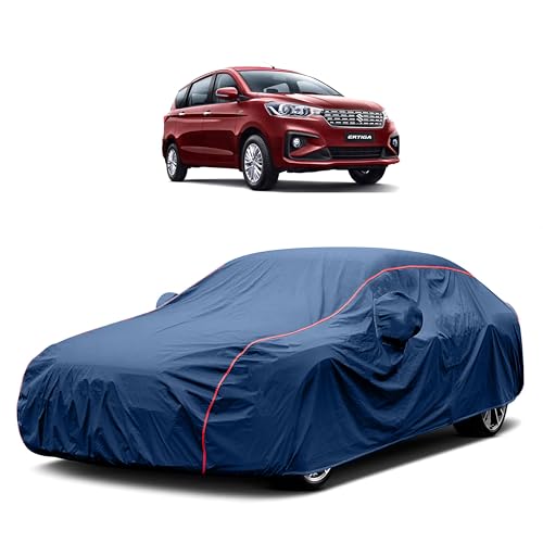 Image of Heavy-Duty Car Cover for Compatible with Maruti Ertiga (2012 to 2025 All Models) Deluxe Car Protection Cover ? Waterproof & UV-Resistant All-Season Exterior Protection