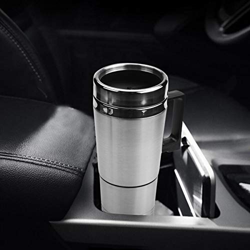 Calentador de agua eléctrico para auto 12V 300ml plateado miniatura 6
