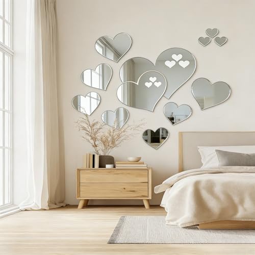 Vinilos Decorativos en Forma de Corazón 3D Azul miniatura 6