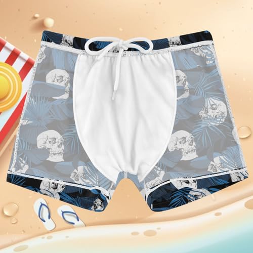 Boys Swim Trunks Quick Dry Kids Bathing Suit Tropical Banana Kull Toddler Swim Shorts Boardshorts Swimwear 3t4