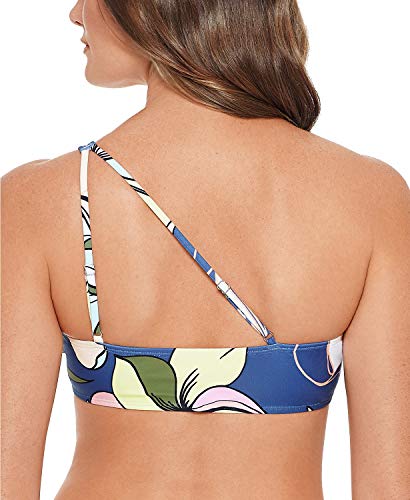 Salt + Cove Top de biquíni juvenil com estampa Spring Bloom, Multi, S