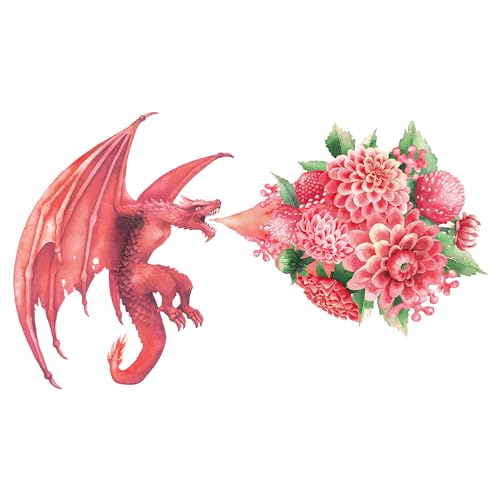 Vinilo Decorativo Dragón Grande 37x22 Pulgadas miniatura 2