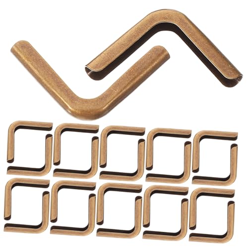 IWOWHERO Metal Book Corners 22mm Edge Protectors for Scrapbooking Photo Albums Durable Easy to Use