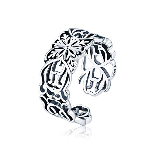 Bagues empilables en argent sterling 925 à motif fleur pour sublimer vos looks quotidiens