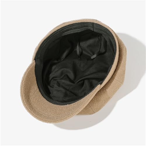Chapeau gavroche rétro de créateur en nuance café foncé