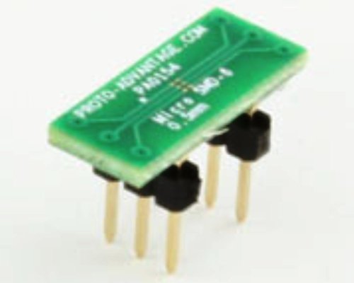 (Qtd. 2) Adaptador Proto-Advantage PA0154 MicroSMD-6 BGA-6 (passo de 0,5 mm) para DIP-6 SMT