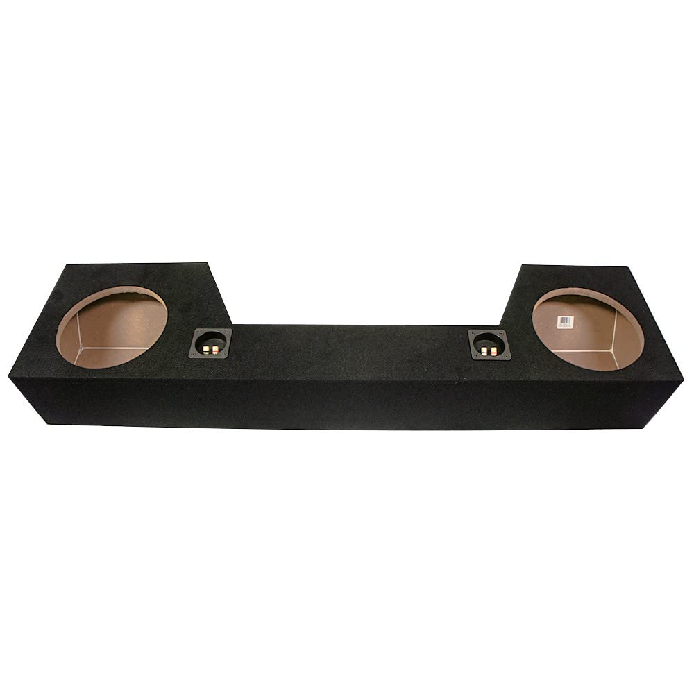 Kicker 43C104 - Caja doble cargada de 10 pulgadas para Dodge Ram Quad Cab