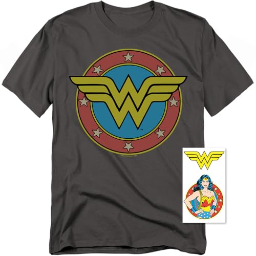 Popfunk Wonder Woman Original Logo Unisex Adult T-Shirt2