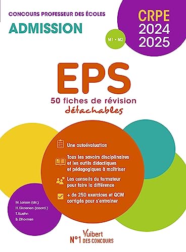 EPS - CRPE 2024-2025 - 50 fiches de remise à niveau...