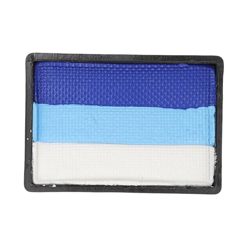 TAG Neon Rainbow Split Cakes Face Body Paint, Fácil de Colorir, Lavável, 30g para Halloween, Natal,