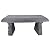 Arcadia Garden Products BE02 Fiberclay Garden, Outdoor Bench, Patio Seating for Front Porch Park Outside Furniture Decor, Gray