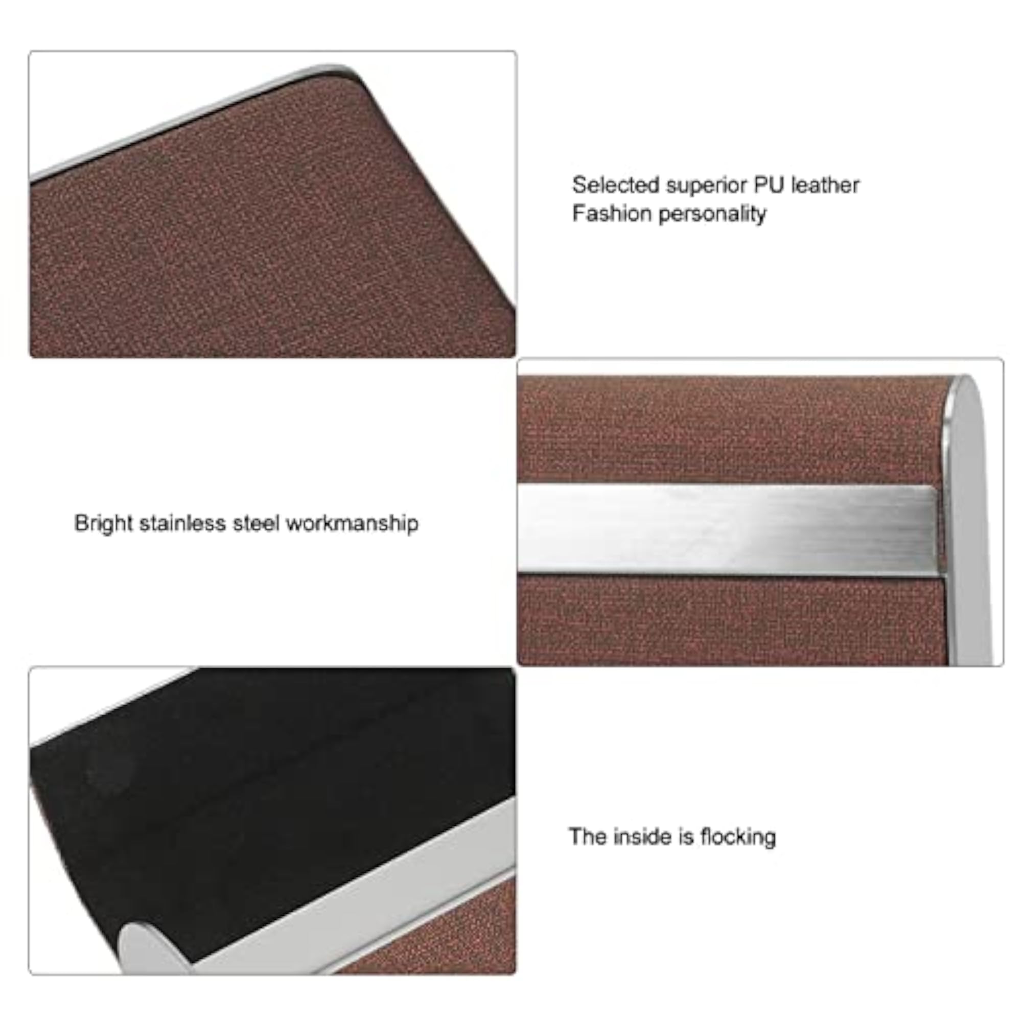 Metal Cigarette Box, 20 Capacity Inner Flocking Storage Case