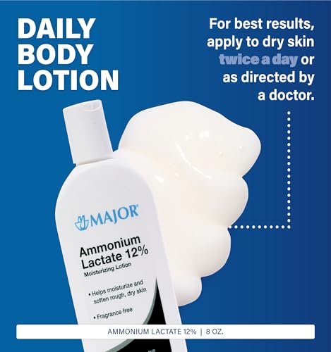 Major 309045984260 Ammonium Lactate 12% Moisturizing Lotion - Lactic Acid Lotion - Helps Hydrate, Soften, And Exfoliate Rough, Dry Skin - Daily Body Lotion thumb #2