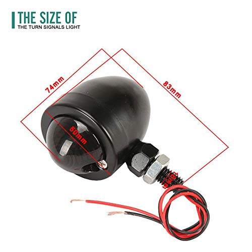 Innoglow Motorcycle Turn Signal Lights Bulb Amber Universal Incandescent Lens Indicators Blinkers Lights For Custom Suzuki Yamaha Kawasaki Harley Davidson Choppers Cruisers (2 Pcs) #TOP1