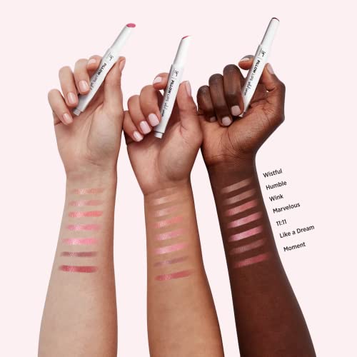 It Cosmetics Pillow Lips Solid Serum Gloss, Gaze - Lip Serum + Tinted Gloss - Instant Shine & Hydration - Adds Natural Flush Of Color - With Collagen, Hyaluronic Acid & A Tri-Oil Complex - 0.07 Oz #TOP4